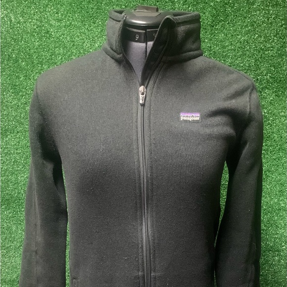 Patagonia Other - Patagonia  Black Full Zip Sweatshirt High Neck Basic Jacket Men Size M (445)